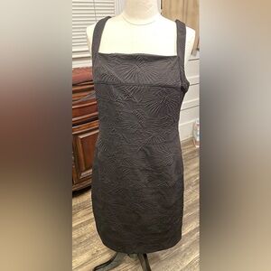Tommy Hilfiger Black Strapless Textured Sheath Dress